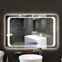 STBD-Specchio Da Parete A Led Specchio Da Parete / Specchio / Chiamata Musica Bluetooth + Temperatura Temporale + Funzione Antiappannamento / Touch Screen Specchio Da Bagno Intelligente (60 * 80 Cm)