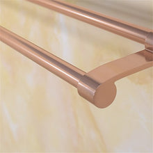 MBYW Portasciugamani Moderno Portasciugamani Elegante per Il Bagno di Moda Poggiapentaloni in Oro Rosa da punzonatura Gratuita portasciugamani da Terra in Alluminio con portasalviette da Bagno