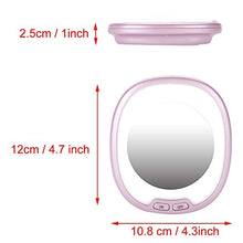 Specchio per il trucco,specchio singolo cosmetico specchio cosmetico da trucco specchio cosmetico da trucco per illuminazione a LED