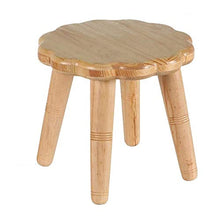 STBAAS Camera da Letto Sgabello Sedia - Sgabelli poggiapiedi Lavoro Sgabello Bellezza Sgabello da Doccia Sgabello in Legno Passo Sgabello (Color : Natural Wood)