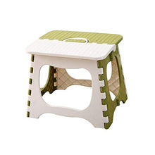 Sgabello Pieghevole da bagno Step Pieghevole Sgabello Pieghevole Plastica Plastica Portatile Sgabello Piccola Panca per bambini per bambini Adulti Adulti all'aperto Sedie da bagno ( Color : GREEN S )