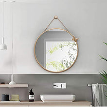 Specchio da Trucco Specchio Ingranditore Nordic Bathroom Specchio, specchio appeso - grande oro circolare a parete Specchio - Specchio da toilette - Abbigliamento Specchio - specchio da rasatura, Bagn