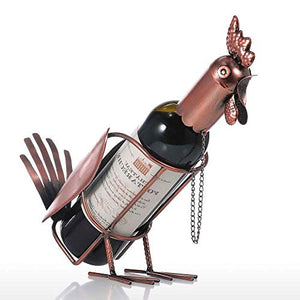 HUANGRONG Portabottiglie Wine Rack Supporto del Metallo Moderna Gallo Wine Miniature Whisky Supporto della Bottiglia di Vino della casa del Supporto Decorazione Accessori