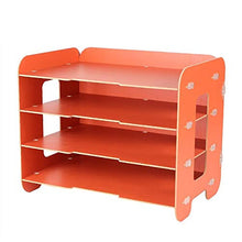 Schedario Classificatore Verticale Cartella del Desktop, Portariviste in Legno Scaffale per Cancelleria A più Piani, Forniture per Ufficio O Articoli per La Casa (Size : #3)