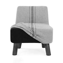 WGEMXC Sedia, Sedia da Ufficio a Casa, Sgabello Sgabello in Legno Massello Sedia con Schienale in Tessuto/Sgabello Multifunzione Semplice Americano,F