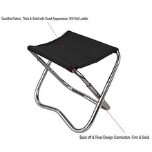 Mini sedia pieghevole di campeggio Sedia portatile leggera per lo zaino di pesca che escursiona
