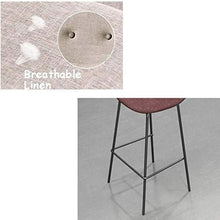 Yxsd Bar Stool con Schienale contemporanea Sgabello Sedie Gambe Sgabelli Metallo Moderno contatore Chair Bar Bistro Cucina Sala Imbottite schienali e sedili Laterali for Café sgabelli Alti