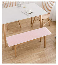 wangk Cuscino per panchina per Interni e Esterni, 2 3 4 posti, Morbido Cuscino per Dondolo da Giardino, Antiscivolo, Cuscino Lussuoso per panchina da Giardino-Rosa 100×30cm(39×12in)