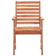 Tidyard- 2 pz Sedie da Pranzo per Giardino/Esterno in Legno Massello di Acacia,Poltrone Poltrocine da Giardino in Legno,Poltrone Poltrocine da Esterno in Legno,Sedie da Pranzo da Giardino 56x62x92 cm
