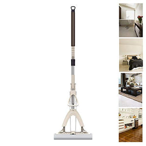 WAMSY Mop Home Mop PVA Mop Spugna Gomma Mop E 2 Pezzi di Ricambio Testa Lavaggio A Mano Mop Piastra Casa Legno Piastrella per Pavimenti Cucina Strumento di Pulizia
