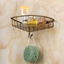 HYYDP Parete Porta Salviette Complesso ad Angolo per Bagno in Ottone Verniciato a processo Gula Si. Cestino per Doccia da Bagno