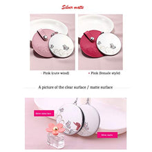 Xinxinchaoshi Specchi da Tavolo Custodia per Il Trasporto Specchio per Il Trucco di Bellezza con specchietto retrovisore a Specchio Rotondo in Pelle Specchio Cosmetico
