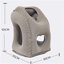 Lettino da Viaggio Lettino da Viaggio Gonfiabile Cuscino da Viaggio Car Travel Bed Sonno Corpo Indietro Supporto Ammortizzatore Viaggio Collo Innovativo Portatile Press Cuscino Gonfiabile 6-3