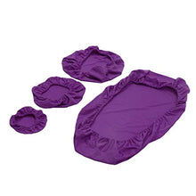 KINTRADE 4 Pezzi/Set Copertura per Poltrona odontoiatrica Lavabile in Polvere Antipolvere Sgabello Sedile Schienale Cuscino Copri Cuscino