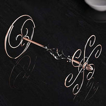 LXH-SH Cremagliera del Vino Titolare Nana Vino Calici Hanger, Elegante Iron & Wine Cup Stendino Vino Calici Stand con 6 Ganci 17x24x32cm scaffali Vino contatore