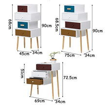 ZHongWei-- Armadietto della Camera da Letto - Cassetto Tipo Semplice Moderno Cassetti personalità Creativo Cabinet Cabinet Cabinet (Size : 45 * 34 * 90cm)
