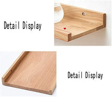 Una partizione Display Rack Bagagli Immagine Ledge mensola Rapida Sostituzione mobili a Corpo Lunghezza x Larghezza Piano Spazio Solido Muro di Legno di Quercia, Materiale Legno: