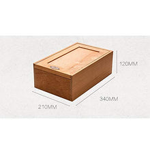Cigar Humidors - Scatola di alcol for scatola di sigari in legno di cedro pieno Scatola di Humidor originale con armadietto for sigari Dimensioni: 210x340x120mm Cedro spagnolo contenitore di immagazzi
