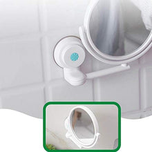 Weichuang Specchio Specchio Moderno Drill-Free Bagno Specchio 2 Laterali Trucco Vanity Shave Specchi Parete Aspirazione Braccio Pieghevole Estendere Rotondo Accessori Bagno Specchio