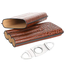 Qqmora Custodia per sigari in Pelle Humidor PU Custodia per sigari Regalo da Uomo Accessorio per sigari Custodia per sigari per Proteggi sigari