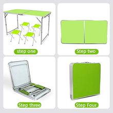 household products Tavoli e sedie Portatili, tavoli e sedie Pieghevoli per Esterni, bancarelle per tavoli Pieghevoli, Set di tavoli e sedie