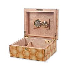 Humidor cedro humidificatore in legno doppia grande capacità con umidificatore e igrometro costante temperatura e umidità ispessimento sigillo confezione regalo da uomo scatola di sigaretta creativa c