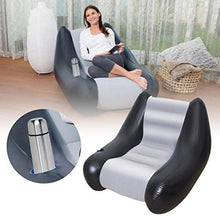 Divano ad aria Mobili da Giardino Cortile Divano Gonfiabile Divano Divano Poltrona Pieghevole Per Mobili Da Giardino Esterno Sedia Gonfiabile Grigio Scuro