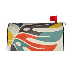 Shape Leave Modern Mid Century Unique Designed Magnetic Cassetta delle Poste Copre Postali Box Cover per Giardino Yard Decor Dimensioni Standard 51x48 Pollici