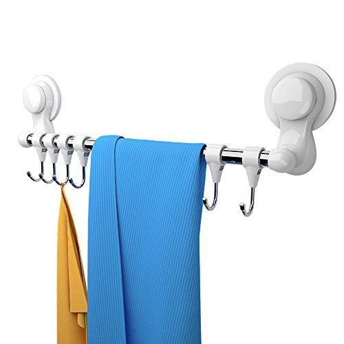 Portasciugamani Da Parete Cucina Portasciugamani Adesivo Bagno, Ganci Portasciugamani Ventosa Porta Salviette Da Bagno Adesivo, Barra Porta Asciugamani Bagno Adesiva Da Parete