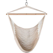 Guoyajf Maglia Amaca Sedia Swing,Sedia a Dondolo reticolato Sedia a Dondolo Sedia sospesa per Qualsiasi Spazio al Coperto o all'aperto,capacità di Peso 300 libbre, Bianco