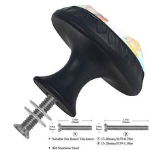 Vari pesci 4 PCS Pomelli per Porta, Pomolo per Mobile, Pomelli per Mobili con Viti, Maniglia per Armadietto, Pomelli per Porta, Pomelli per Cassetti per Porta, Armadio, Cassetto e Credenza