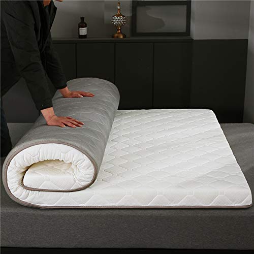 qwert Futon Tatami - Materasso Giapponese da Pavimento per Studenti Tatami, Pieghevole, Antiscivolo, Tappetino Tatami da Pavimento Tatami, Spesso e Pieghevole, 150 x 190 cm