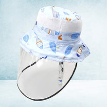 EXCEART Visiera di Sicurezza Visiera per Bambini Visiera Protettiva Cappello a Pieno Facciale Cappello a Secchiello Esterno Anti-Spruzzo Anti-UV (Circonferenza di 50 Cm)