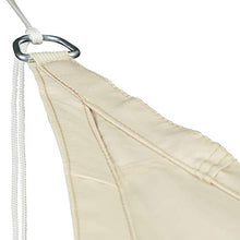 Relaxdays Vela Ombreggiante, Parasole Triangolare, Corde per Fissaggio, per Giardino, Terrazza, 3.5 x 3.5 x 3.5 m, Beige,