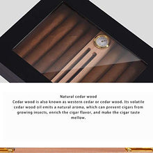 Umidificatori Humidor Armadio for Sigari Humidor Portatile di Grande capacità Humidor da Interno Idratante E con umidità Costante Humidor Portatile di Grande capacità