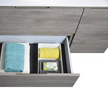 Mobili Baltic 90 cm | Wood Chicago | Mobile 2 cassetti + 1 Anta Legno + Piano lavabo + lavabo da appoggio