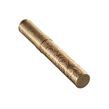 YAeele. Scolpita in Bronzo Viaggio Portatile Cigar Box, Singolo Sealed Grande Diametro Regalo Scatola di imballaggio Cigar idratante Tubo, Alta qualità Buon Umore, Good Life