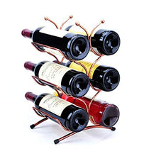 Tavolo Wine Rack Cucina tavolo vino rack di stoccaggio del vino dell'organizzatore di immagazzinaggio cremagliera di esposizione freestanding Wine Rack Contiene 6 bottiglie da cucina per piani di lavo