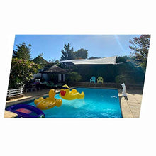 YTQ Telo per Ombrellone Tasso di Ombreggiatura 75% per Teloni da Campeggio Telo per Tende da Giardino per Roulotte con Anello di Tenuta Riduce UV Multiple Size Bianco(Size:4m x 8m)