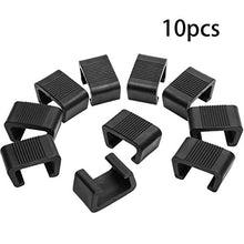 Clip Outdoor Furniture Patio Wicker clip di plastica Divano Connect Clamps per sedie mobili da giardino del sofà 10PCS 6CM