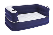 Bestway 75058 Divano Gonfiabile, Grigio e Blu