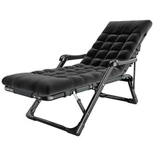 SHUAIIJUAN Sedia per il tempo libero domestico Sedia di svago for Patio Beach Pool pieghevole Reclining Sdraio da spiaggia Camping Sedia da giardino sedie reclinabili Zero Gravity Patio Garden Chair M