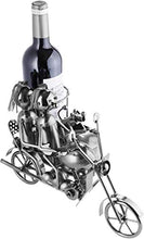 Brubaker Portabottiglie dal Design Coppia sul Moto con Sidecar - con Biglietto di Auguri