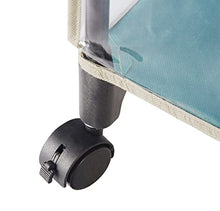 Wenko 86355500 Breeze-Armadio Trasparente con ripiano, in Polipropilene, 75 x 166 x 50 cm, Colore: Petrolio, Nero, 166 x 50 x 75 cm