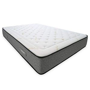 Duermete Online - Materasso matrimoniale 160x190 a molle insacchettate + viscoelastico - Modello Iron Pro a 7 zone di riposo - Dispositivo Medico Detraibile