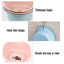 GYL Bacino Pieghevole XSJZ Lavabo in Plastica, 3 Pacchi Possono Essere Posizionati Verticalmente per Appendere Lavabo Portatile in Plastica per Lavabo Adatto A 3 Colori per Uso Domestico per Adulti