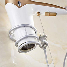 AGGF Mensola da Bagno Mensola da Bagno in Alluminio Mensola da Parete Asciugacapelli Rack Stoccaggio Supporto per asciugacapelli Supporto a Spirale