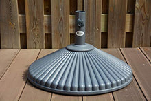 Patio Ombrellone da Giardino Base Supporto Plastica | | Eco | Ø60 cm | tonda | Sorara | per Ø38/Ø 48 mm Pole | 23 kg | riempibile con acqua