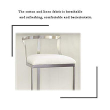 Sgabello da bar, sgabello alto, in metallo, stile creativo, per colazione, cucina, bar, bar, caffetteria, bianco argento, un pezzo/due pezzi, adatto per salotti, bar, caffetterie