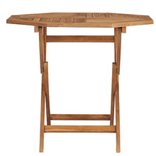 FAMIROSA Tavolo da Giardino Pieghevole 85x85x76cm Legno Massello di Teak-7418